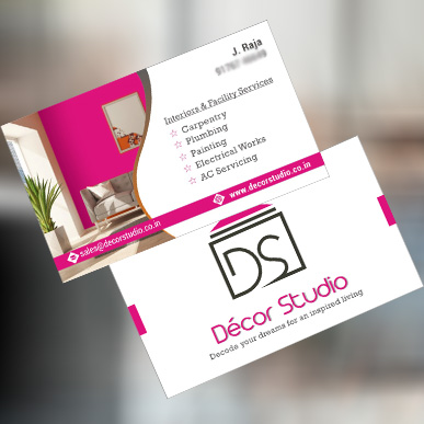 Visiting card printing in sunguvarchatram